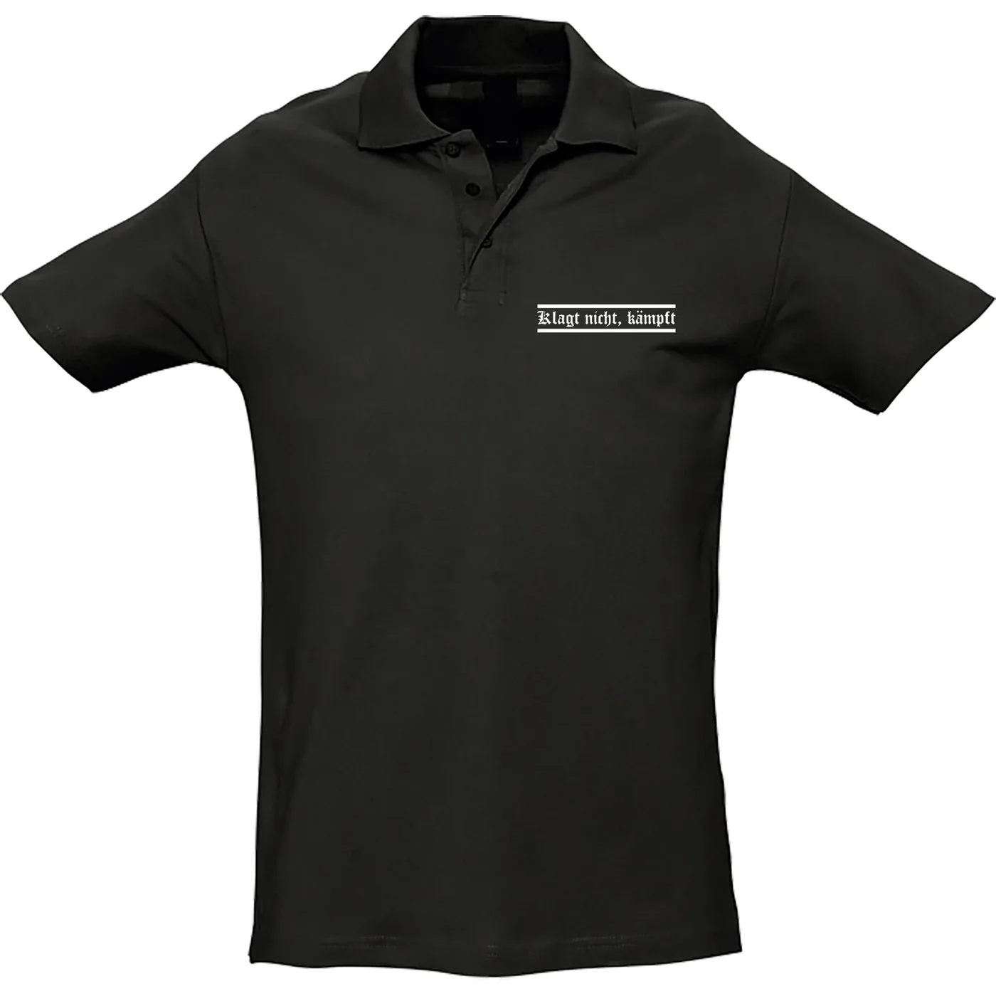 Herren Standard Poloshirt - Klagt nicht kämpft