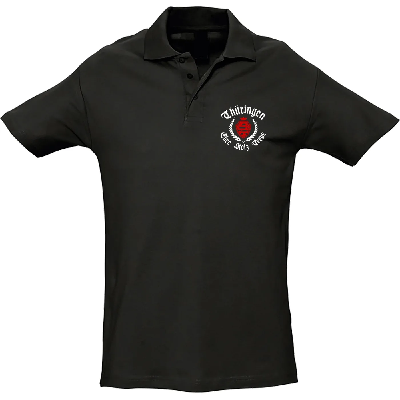 Herren Standard Poloshirt - Thüringen, ehre stolz treue