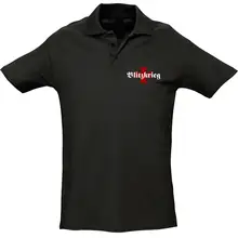 Herren Standard Poloshirt - Blitzkrieg Vorderseite