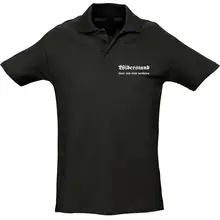 Herren Standard Poloshirt - Widerstand lässt sich nicht verbieten - gewählte Variante