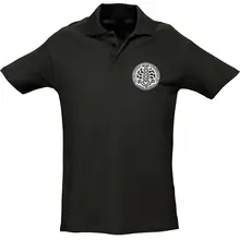 Herren Standard Poloshirt - Schwarze Sonne, Thorhammer - gewählte Variante