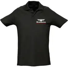Herren Standard Poloshirt - Revolution Deutschland Vorderseite