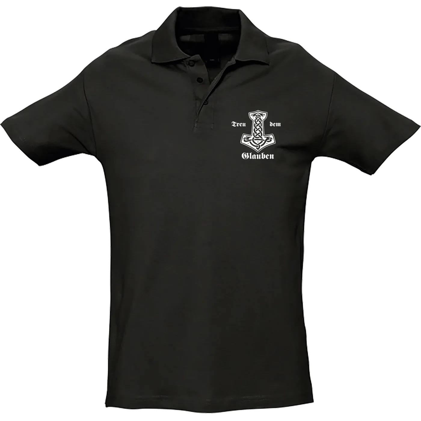 Herren Standard Poloshirt - Treu dem Glauben