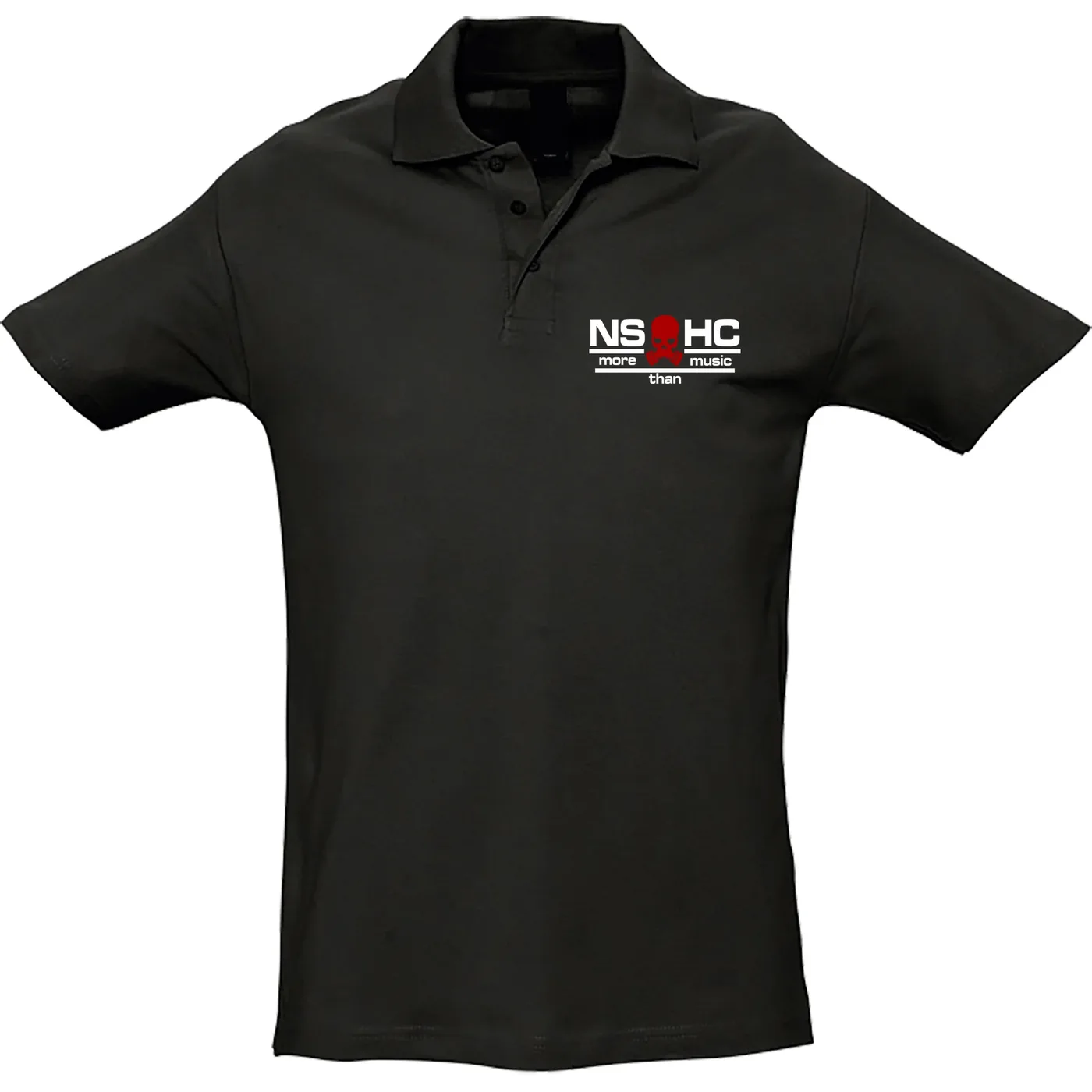Herren Standard Poloshirt - NS HC, more than music