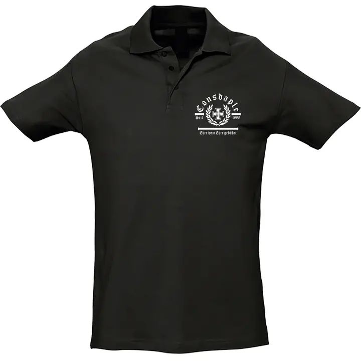 Herren Standard Poloshirt - Consdaple, Ehre wem Ehre gebührt