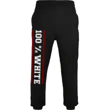 Herren Standard Jogginghose - 100% White Vorderseite