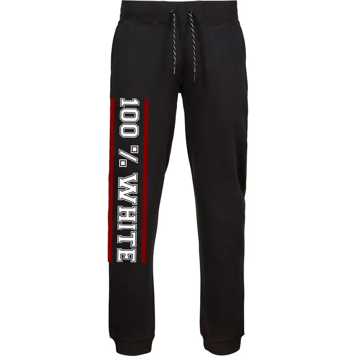 Herren Premium Jogginghose - 100% White