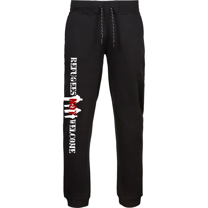 Herren Premium Jogginghose - Refugees Not Welcome