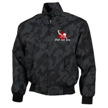 Bestickte Harrington Jacke, Camo - Gott mit uns, Soldat Vorderseite