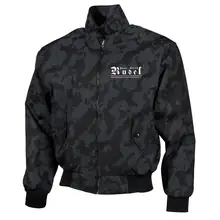 Bestickte Harrington Jacke, Camo - Hans Ulrich Rudel, Frontsoldat - gewählte Variante