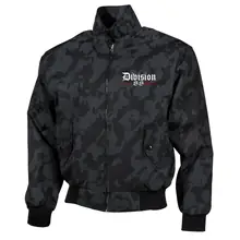 Bestickte Harrington Jacke, Camo - Division 88 Runen Vorderseite