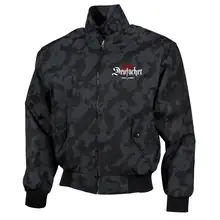 Bestickte Harrington Jacke, Camo - Deutscher, zäh und standhaft Vorderseite