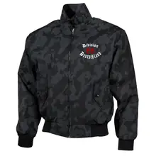 Bestickte Harrington Jacke, Camo - Division 88 Deutschland Vorderseite