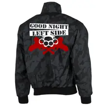 Bestickte Harrington Jacke, Camo - GNLS, Schlagring Rückseite