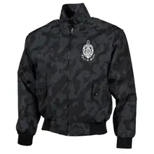 Bestickte Harrington Jacke, Camo - Ehre & Stolz - gewählte Variante