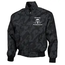 Bestickte Harrington Jacke, Camo - Geschwader Neuschwabenland Vorderseite