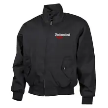 Bestickte Harrington Jacke, Schwarz - Nationalist für Heimat, Volk und Vaterland - gewählte Variante