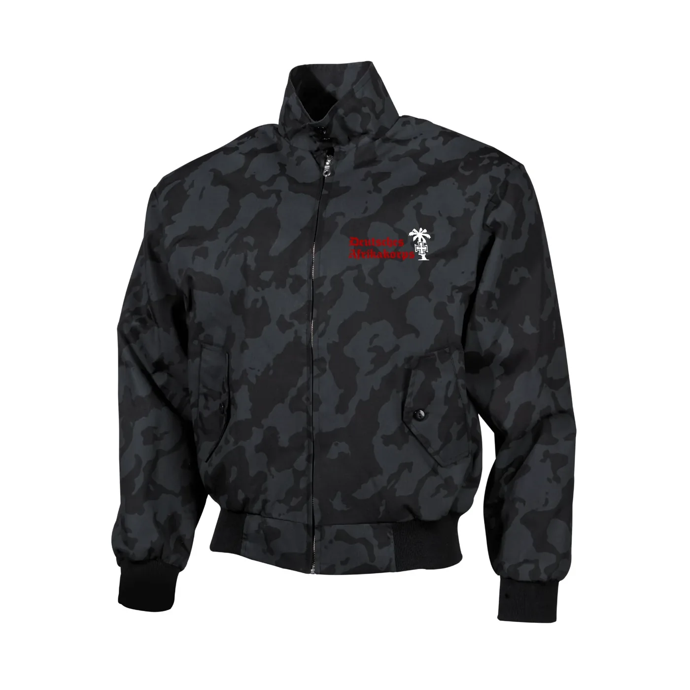 Bestickte Harrington Jacke, Camo - Deutsches Afrikakorps
