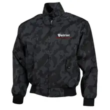 Bestickte Harrington Jacke, Camo - Patriot Vorderseite