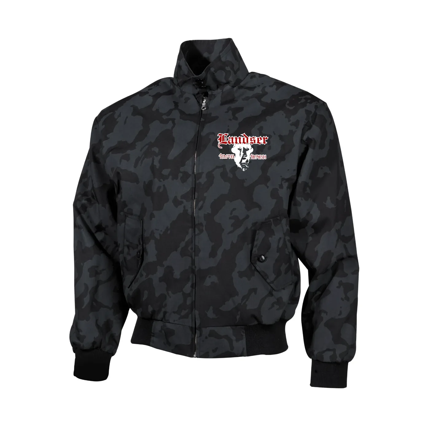 Bestickte Harrington Jacke, Camo - Landser, Soldat