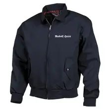 Bestickte Harrington Jacke, Blau - Rudolf Hess - gewählte Variante