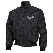 Bestickte Harrington Jacke, Camo - Rückreisemanager - gewählte Variante