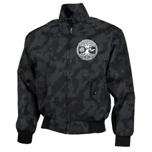 Bestickte Harrington Jacke, Camo - Lebensbaum - gewählte Variante