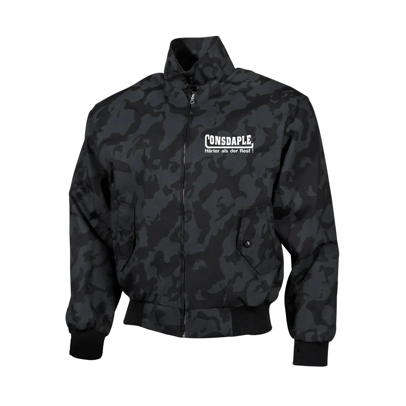 Bestickte Harrington Jacke, Camo - Consdaple, härter als der Rest