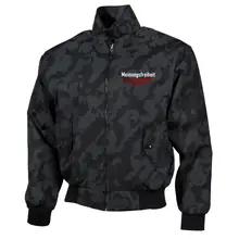Bestickte Harrington Jacke, Camo - Meinungsfreiheit Vorderseite