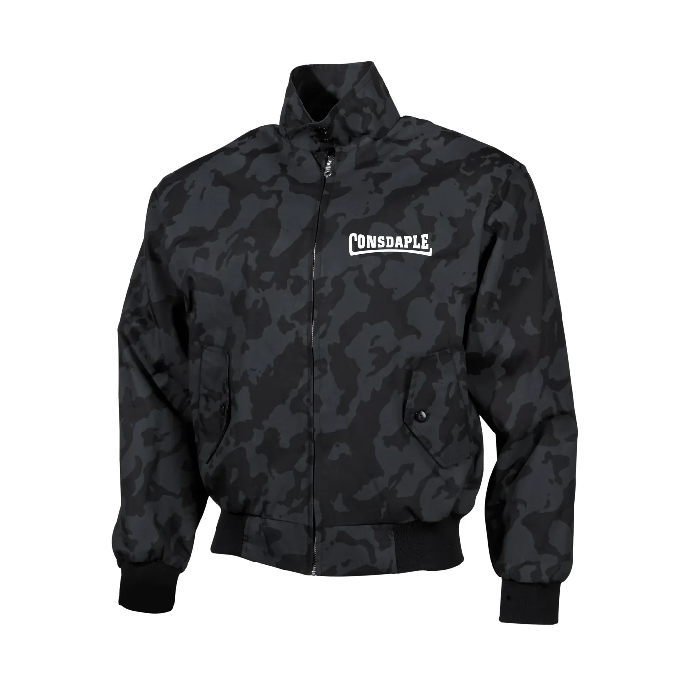 Bestickte Harrington Jacke, Camo - Consdaple