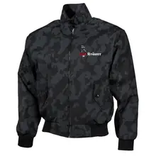 Bestickte Harrington Jacke, Camo - Heil Kräuter Vorderseite
