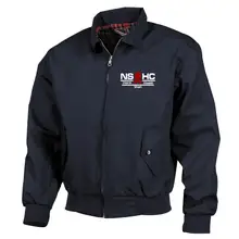 Bestickte Harrington Jacke, Blau - NS HC, more than music - gewählte Variante