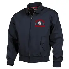 Bestickte Harrington Jacke, Blau - Skinheads Deutschland - gewählte Variante
