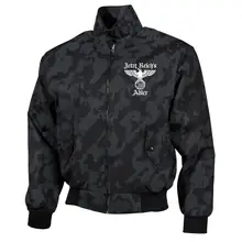 Bestickte Harrington Jacke, Camo - Jetzt Reichs Adler Vorderseite