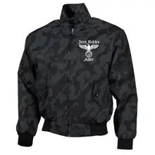 Bestickte Harrington Jacke, Camo - Jetzt Reichs Adler - gewählte Variante