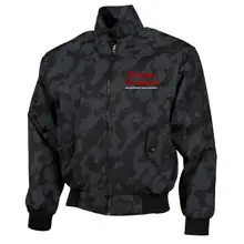 Bestickte Harrington Jacke, Camo - Blutendes Deutschland Vorderseite