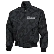 Bestickte Harrington Jacke, Camo - Widerstand lässt sich nicht verbieten - gewählte Variante
