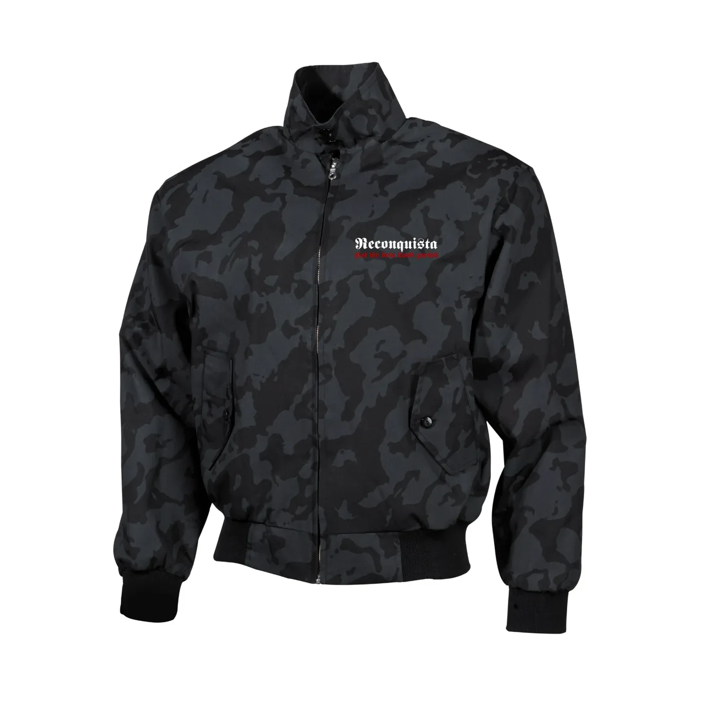 Bestickte Harrington Jacke, Camo - Reconquista