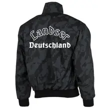 Bestickte Harrington Jacke, Camo - Landser Deutschland Rückseite