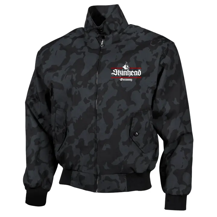 Bestickte Harrington Jacke, Camo - Skinhead Germany