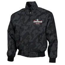 Bestickte Harrington Jacke, Camo - Skinhead Germany Vorderseite