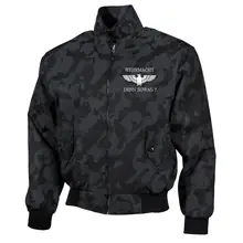 Bestickte Harrington Jacke, Camo - Wehrmacht denn sowas - gewählte Variante