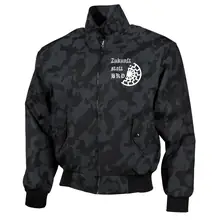 Bestickte Harrington Jacke, Camo - Zukunft statt BRD - gewählte Variante