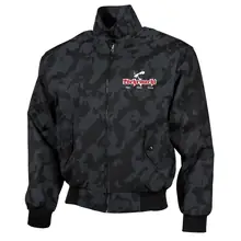 Bestickte Harrington Jacke, Camo - Wehrmacht, ehre stolz treue Vorderseite