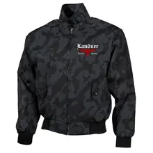 Bestickte Harrington Jacke, Camo - Landser, Adler 88 - gewählte Variante