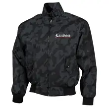 Bestickte Harrington Jacke, Camo - Landser, eine deutsche legende Vorderseite