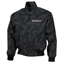 Bestickte Harrington Jacke, Camo - Landser, eine deutsche legende - gewählte Variante