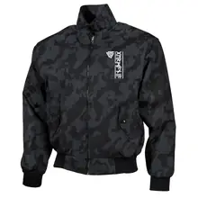 Bestickte Harrington Jacke, Camo - Germania Runen Vorderseite