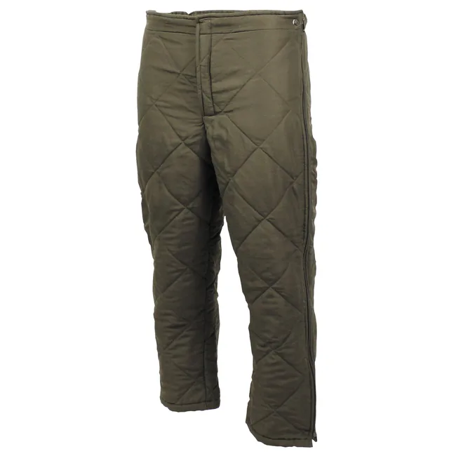 Österr. Unterziehose, oliv, gesteppt, gebr.