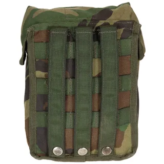 Holl. Mehrzwecktasche, forest, Marine,"MOLLE", groß, gebr.
